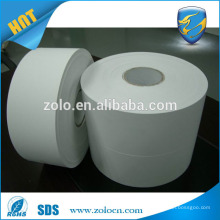 custom wide blank destructible vinly eggshell label material paper for zebra printer